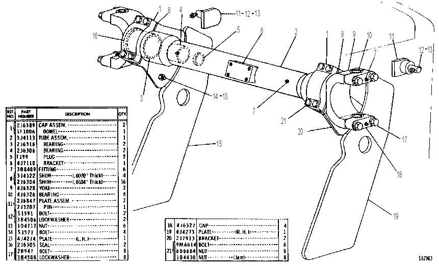 CYLINDER BRACKET GROUP 3J4114 CAT