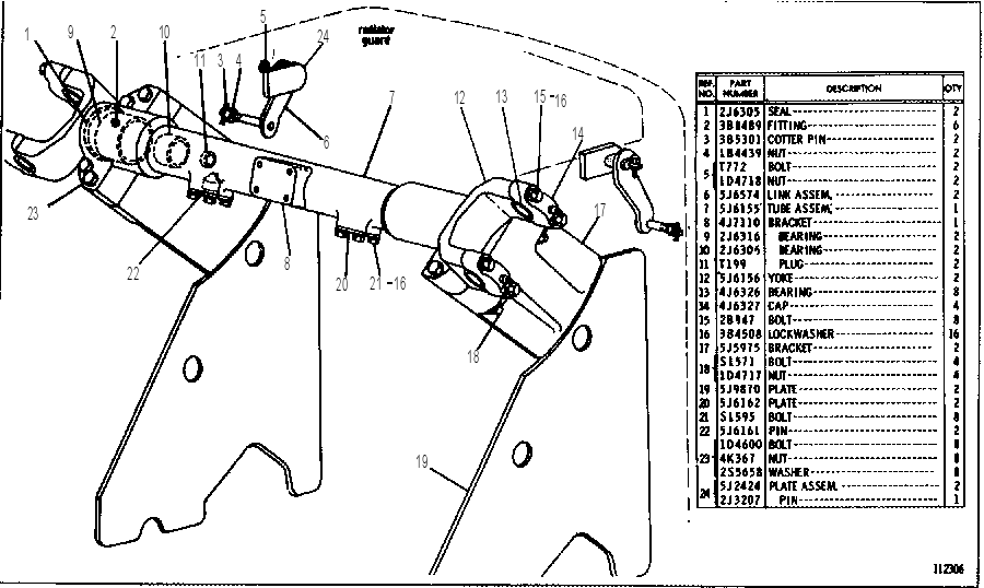 CYLINDER BRACKET GROUP 5J6163 CAT