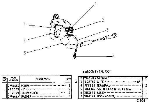 Фонарь 9M1305 CAT
