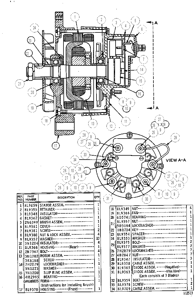 ALTERNATOR AS 2N6397 CAT