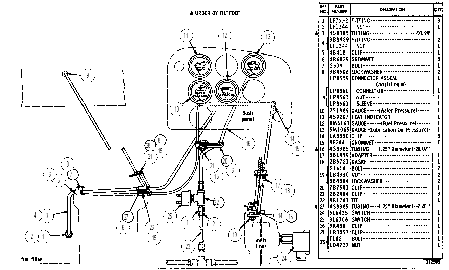 OIL LINES 5S5862 CAT