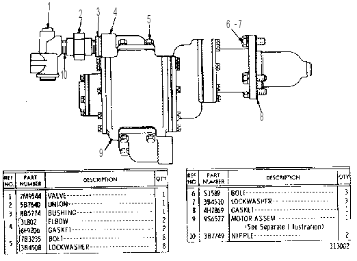 AIR STARTING MOTOR GROUP 1P1105 CAT