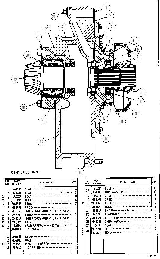 Раздаточная передача 4S8710 CAT