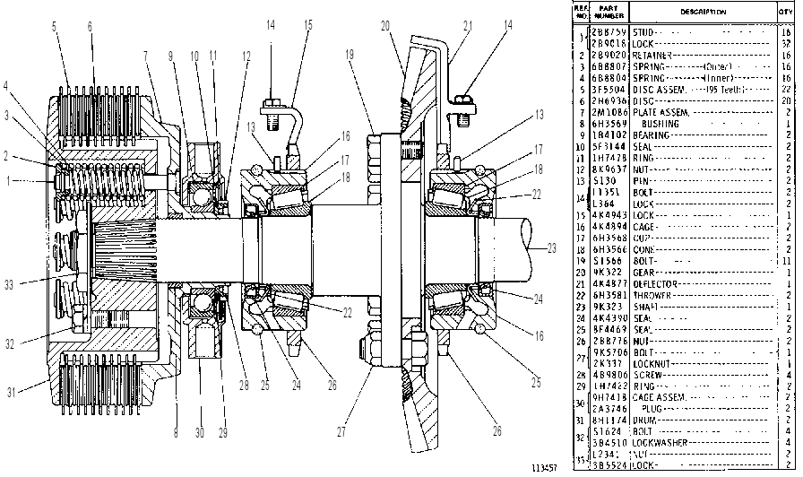 STEERING CLUTCH GROUP 9K0324 CAT