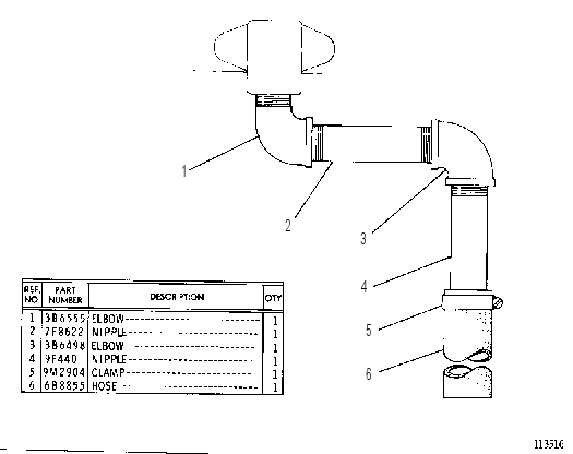OIL DRAIN EXTENSION 1S8008 CAT