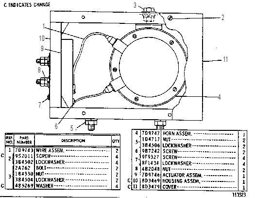 BASIC ALARM GROUP 7D9375 CAT