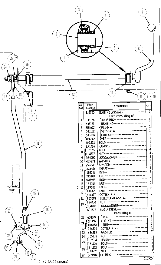 HOIST CONTROL 8M3883 CAT