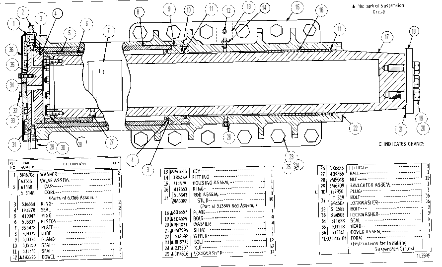 SUSPENSION GP 7J8286 CAT