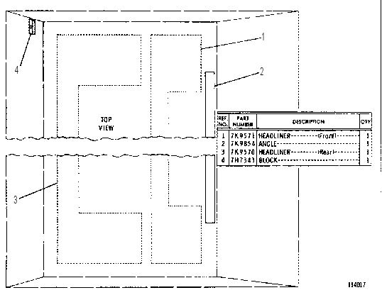 CAB AIR CONDITIONER MODIFICATION GROUP 7K9882 CAT