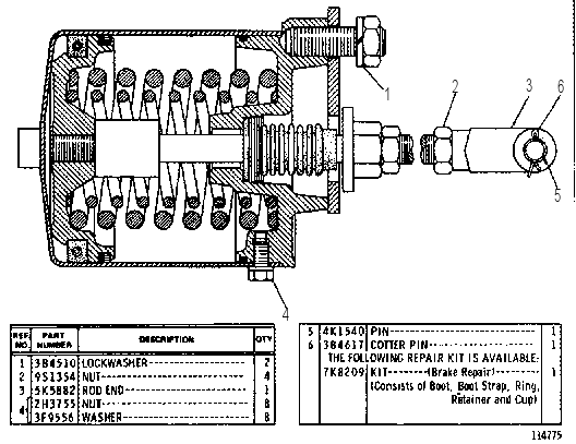 CHAMBER AS-BRAKE 6K7261 CAT