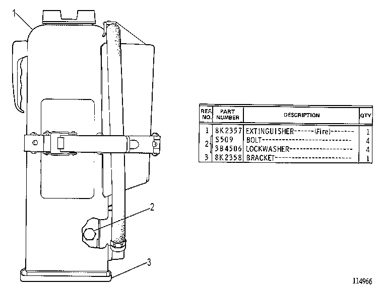 FIRE EXTINGUISHER GP 8K2356 CAT