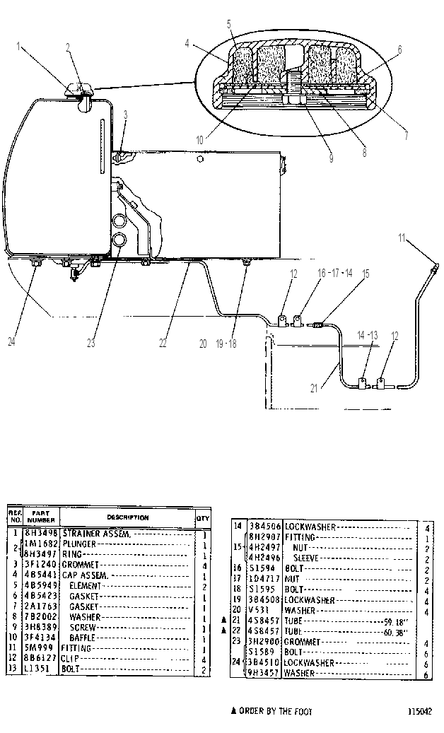 FUEL SYSTEM AND BATTERY BOX 9K1273 CAT