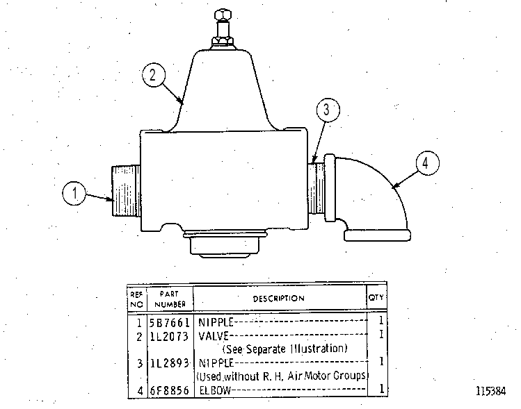 VALVE GP-AIR STARTING 7L6911 CAT