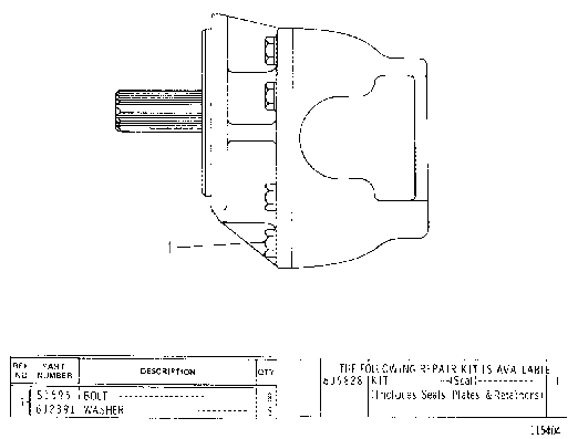 GEAR PUMP GROUP 8J3635 CAT
