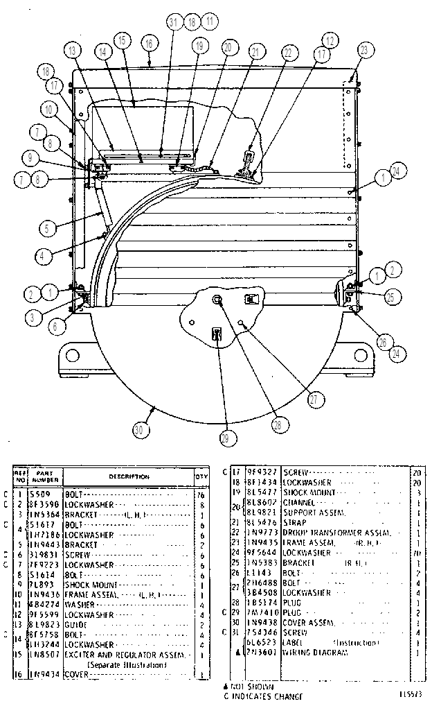 Генератор 8L0047 CAT