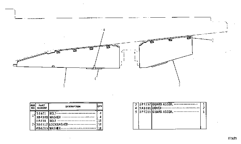 Защита картера 1P6998 CAT