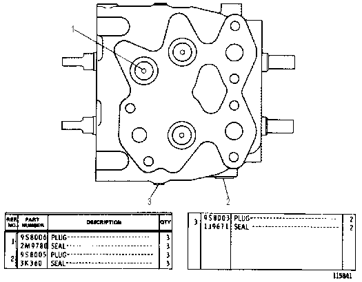 VALVE GROUP 8J1836 CAT