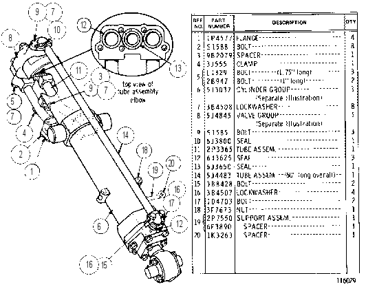 CYLINDER AND VALVE GROUP 2P8131 CAT