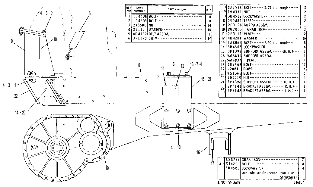 Крепление 3P1399 CAT