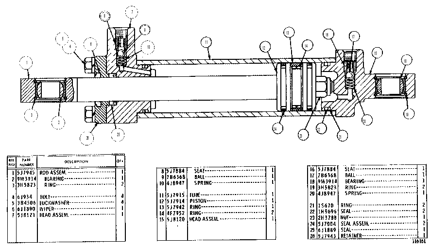 STEERING CYLINDER GROUP 5J7977 CAT