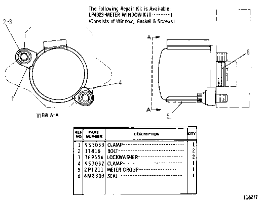 SERVICE METER GROUP 2P1210 CAT