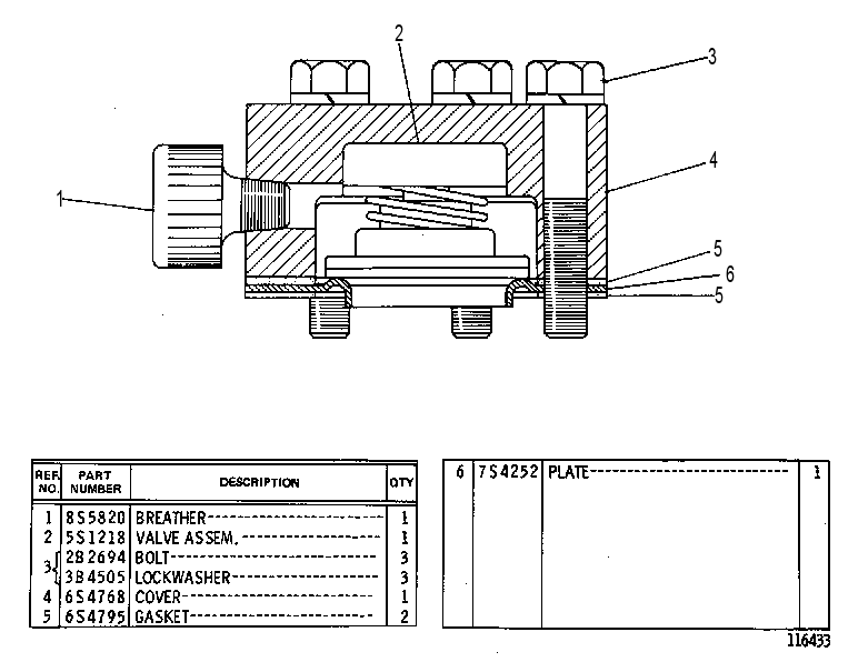 VALVE GP-BREAKER RELIEF 6S6464 CAT