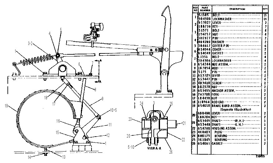 STEERING BRAKE GROUP 6S3529 CAT