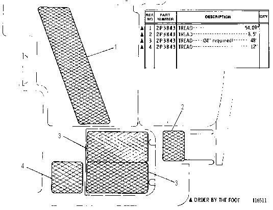 SAFETY TREAD 8D2935 CAT