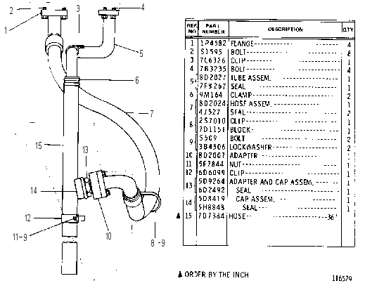 FUEL TANK ADAPTER GROUP 8D3490 CAT