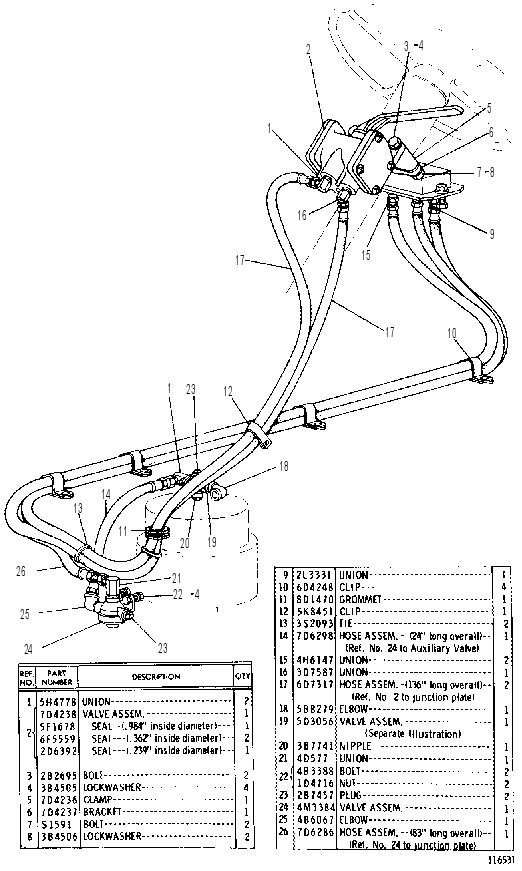 EMERGENCY BRAKE CONTROL GROUP 8D2240 CAT
