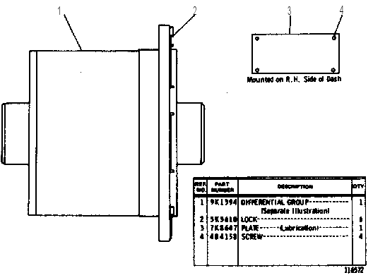 TORQUE PROPORTIONING DIFFERENTIAL GROUP 8K7610 CAT