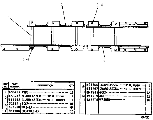 TRACK ROLLER GUARD GROUP 6S3553 CAT