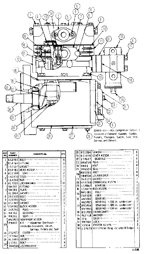 COMPRESSOR AS 4N3927 CAT