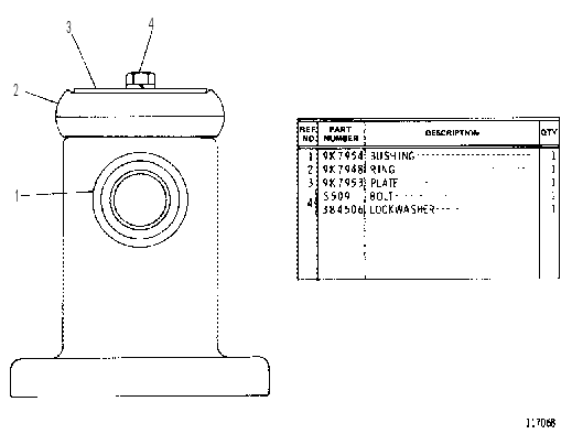 FRONT MOUNTING GROUP 9K8352 CAT