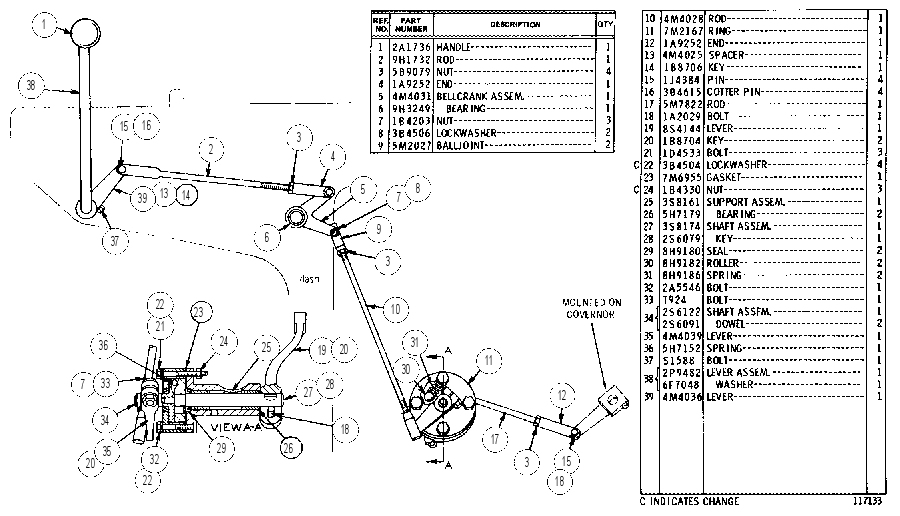 GOVERNOR CONTROL 8S5310 CAT