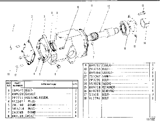 ACCESSORY DRIVE 2P7712 CAT