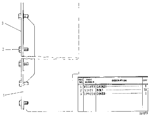 FLYWHEEL HOUSING COVER 2P6130 CAT