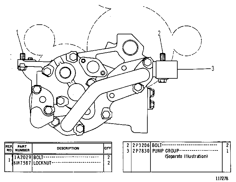 PUMP GP-OIL 2P6537 CAT