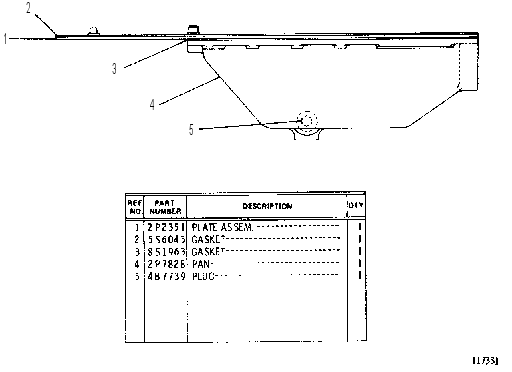 Поддон масляный 2P6155 CAT