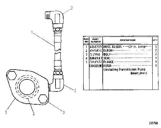 PUMP BLEED LINES GROUP 3P4573 CAT