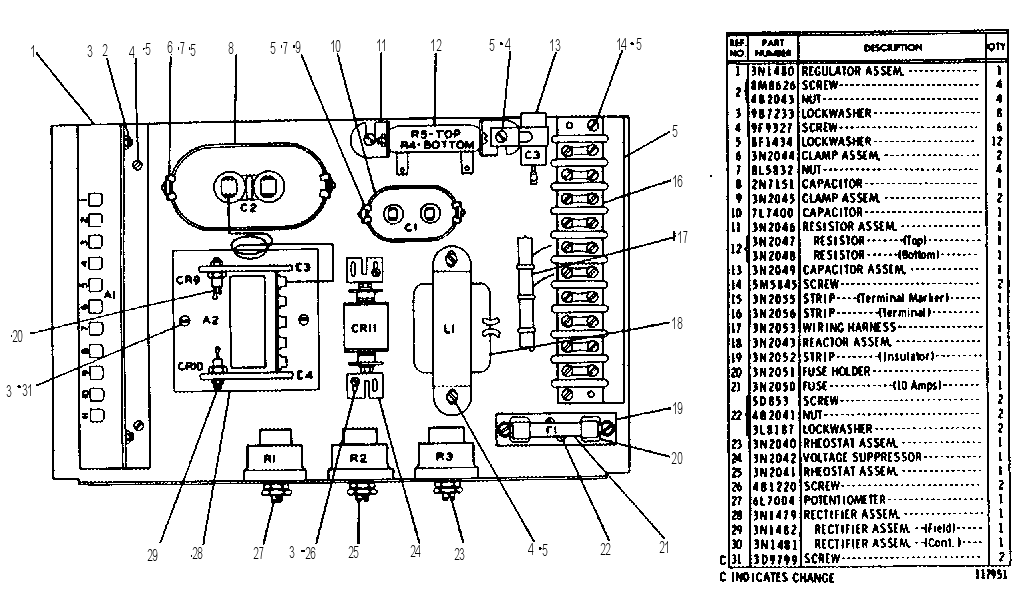 REGULATOR ASSEMBLY 5N0009 CAT