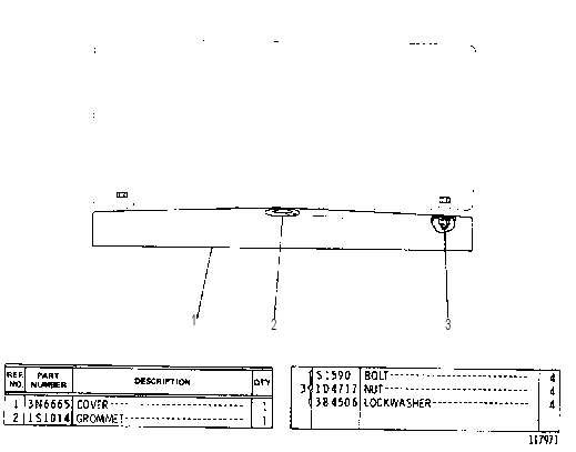 CONTROL PANEL MOUNTING GROUP 3N7053 CAT