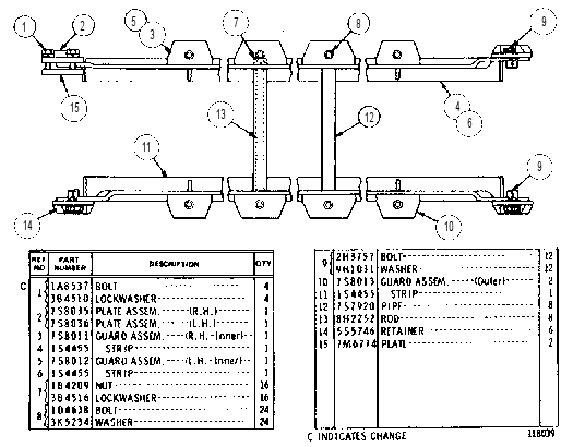 TRACK ROLLER GUARD GROUP 7S8014 CAT