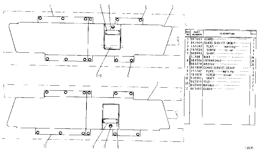 GUARD GP-RECOIL MECHANISM 8K2622 CAT