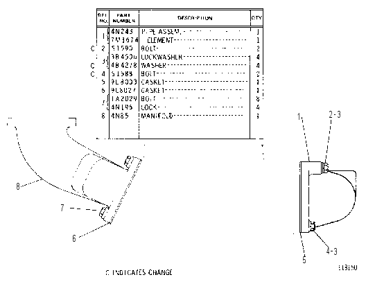 MANIFOLD GP 4N0189 CAT