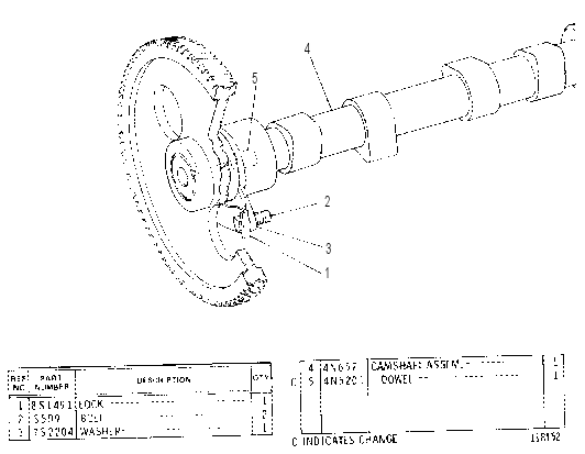 CAMSHAFT GROUP 4N0174 CAT