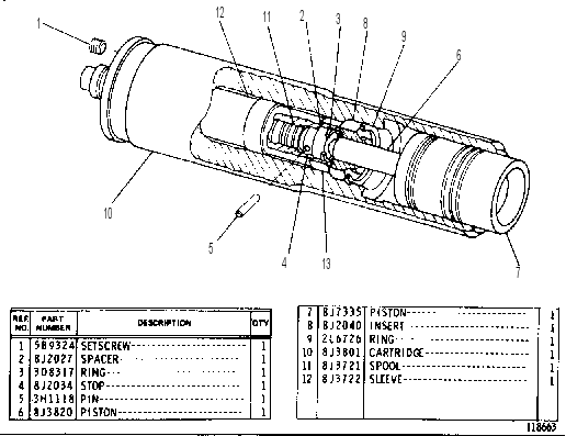 VALVE GP-SERVO 8J6898 CAT