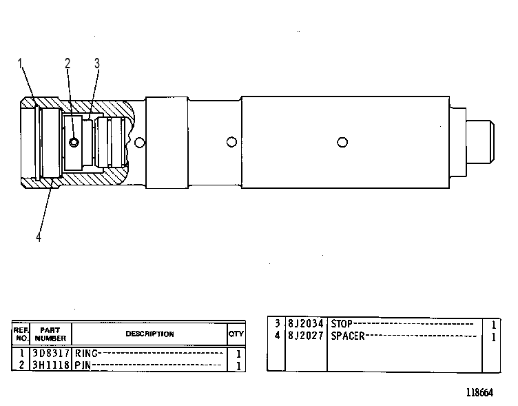VALVE GP-FOLLOWER 8J8447 CAT
