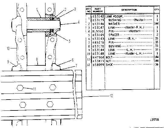 Гусеница 6S8010 CAT
