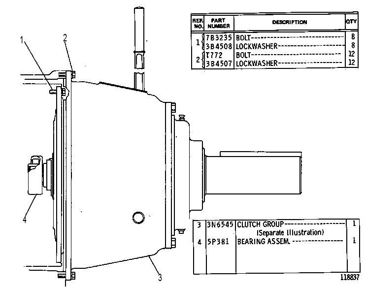 POWER TAKE-OFF GP-REAR 3N6542 CAT